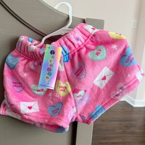 Iscream Heart and Letter Print Shorts